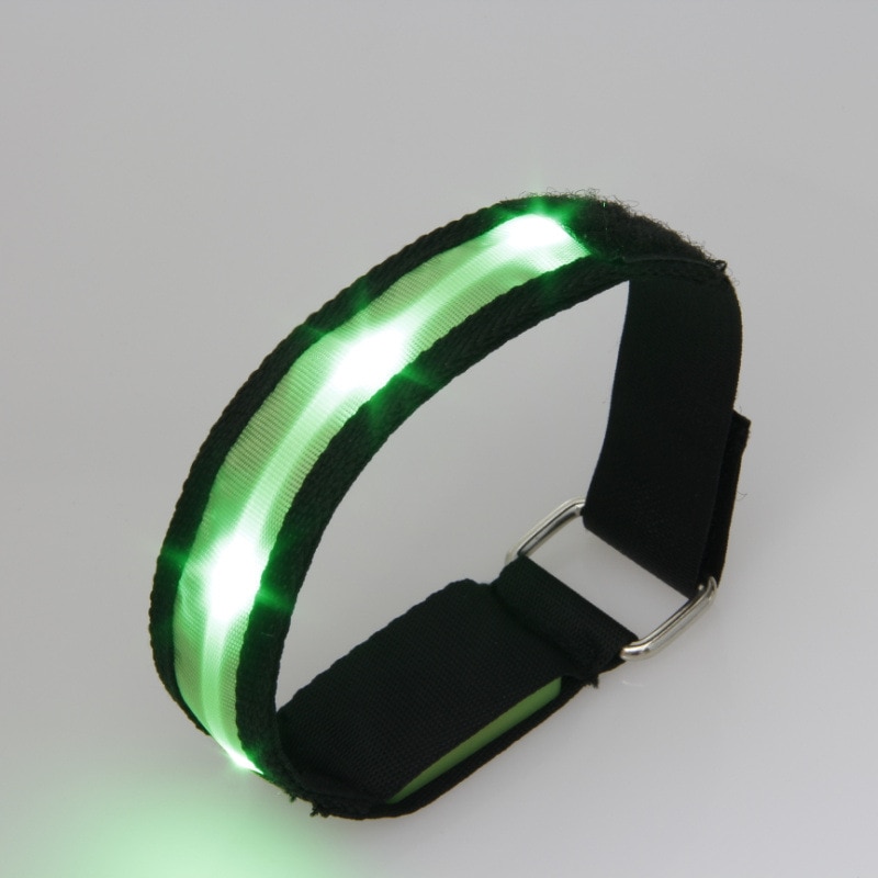 LED Armband Running Armband Flashing Safety Light Band for Running Cycling Jogging Night Walking S7JN