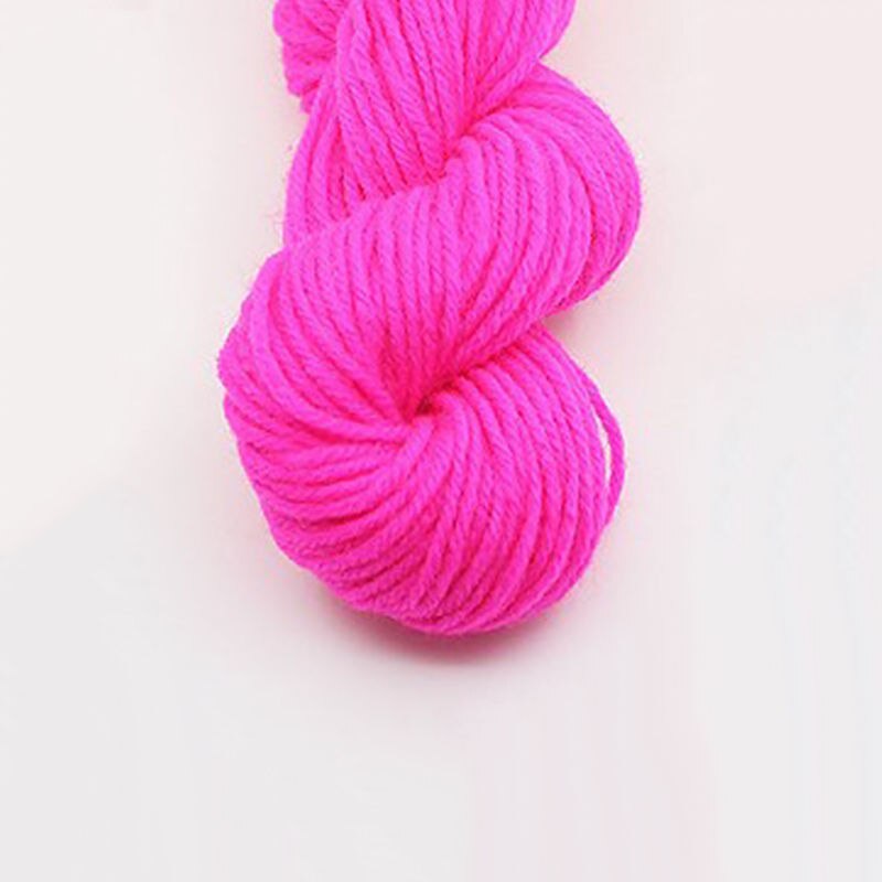 25G/Roll Small Thick Dyed Yarn Cotton Blended Wool Anti-Pilling Crochet Yarn For Baby Hat Scarf Sweater Knitting: 13