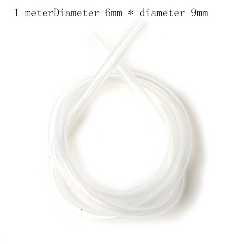 6Mm X 9Mm Siliconen Buis Slang Doorschijnende Tube Food Grade Niet Giftig Zacht Rubbe 32CC