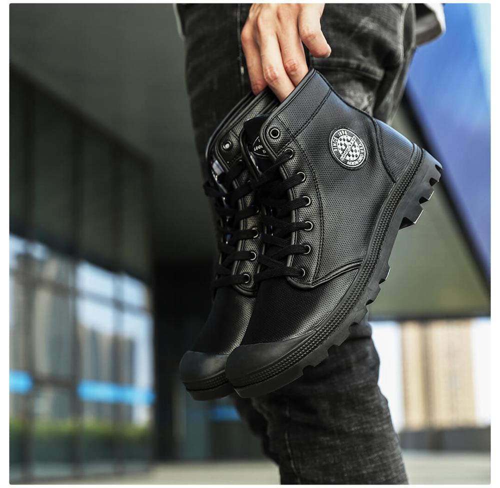 Xiaomi GOODYEAR sneakers wear-resistant work shoes fine lines male woman high-top sneakers liberation shoes outdoor shoes: black37