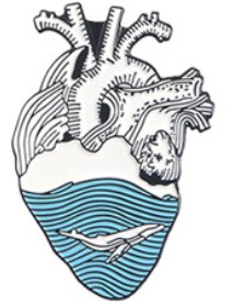 Cartoon Fun Hart Modeling Emaille Broche Oceaan Walvis Spray Bloem Vlinder Liefde Ogen Tekening Schakelaar Legering Badge Pin Sieraden: Style 2