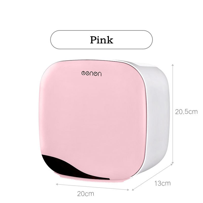 Neue Mauer montiert Wasserdichte Toiletten Papier Halfter Gewebe Kasten Papier Rohr Papier Lagerung Gestell-Heimat Küche Schlecht Zubehör: Rosa-A