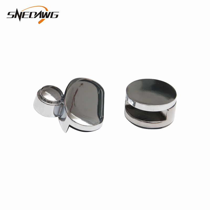 2pcs Zinc Alloy Glass Clamp Fit 3-5mm Glass Clip Shelf Support Showcase Display Cabinet Glass Clamp Clip