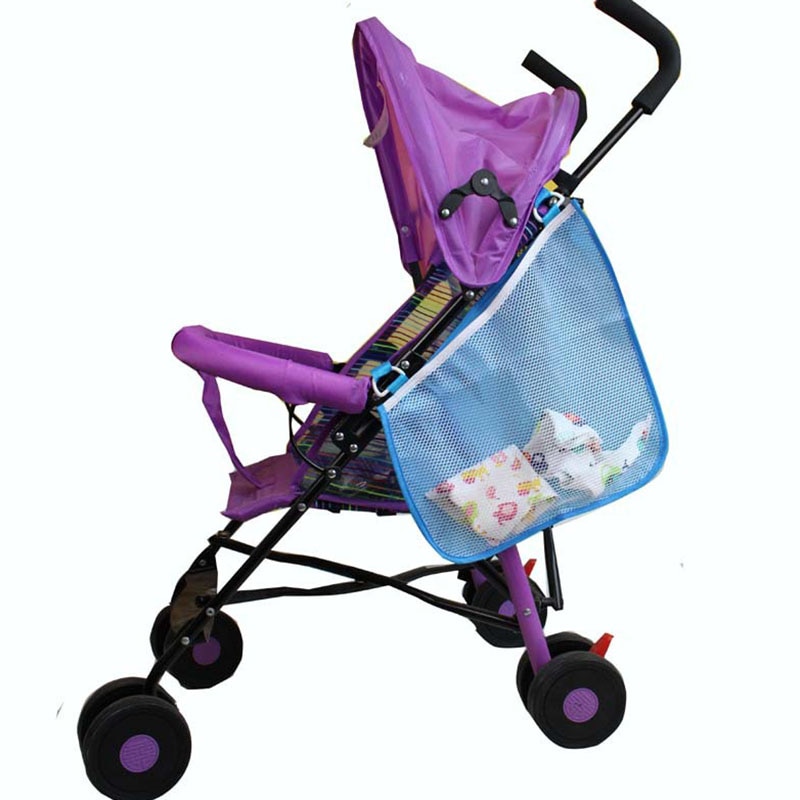 Geanta de depozitare carucior pentru bebelusi carucior plasa de plasa geanta de depozitare agatata lateral organizator de geanta de agatat buzunarul scaunului accesorii pentru carucior