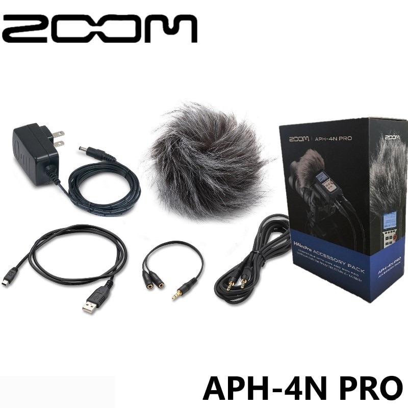 Zoom aph -4n pro -lisävarustepaketin lisävarustesarja zoom  h4: lle npro kätevä tallennin kädessä pidettävä digitaalinen tallennin