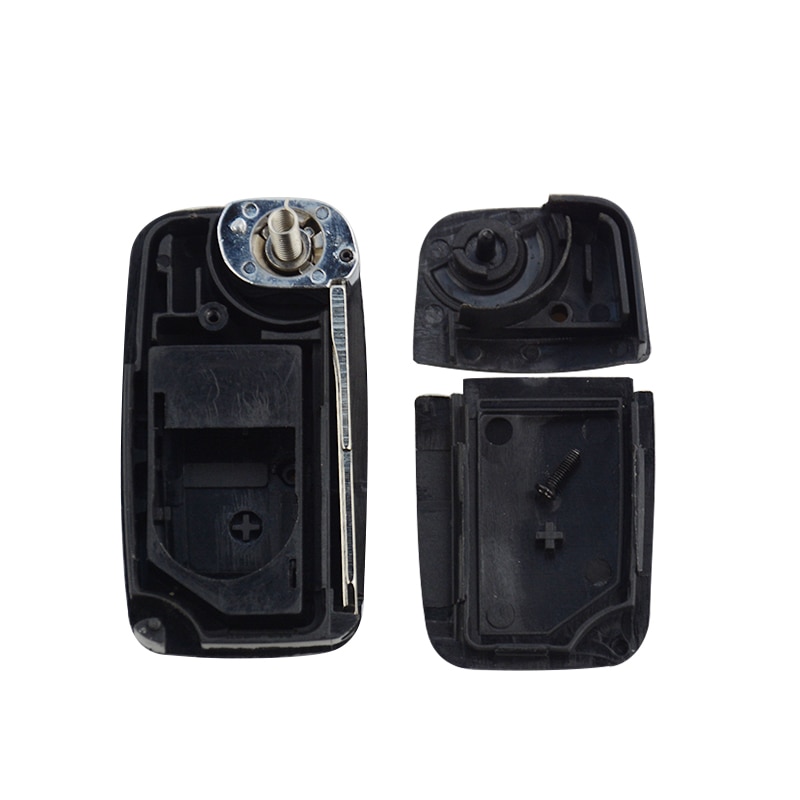 OkeyTech 2 Buttons For Chery A5 Fulwin Tiggo E5 A1 Cowin Car Key Case Remote Key Shell Fob Blank Key Folding Flip Uncut Blade
