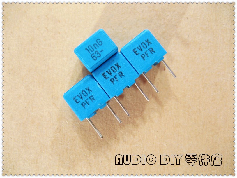 10 uds/50 Uds EVOX jubilación 0,01 uF 63V 63v0.01uf 2% MKP de alta precisión Condensador de película 10nF 103