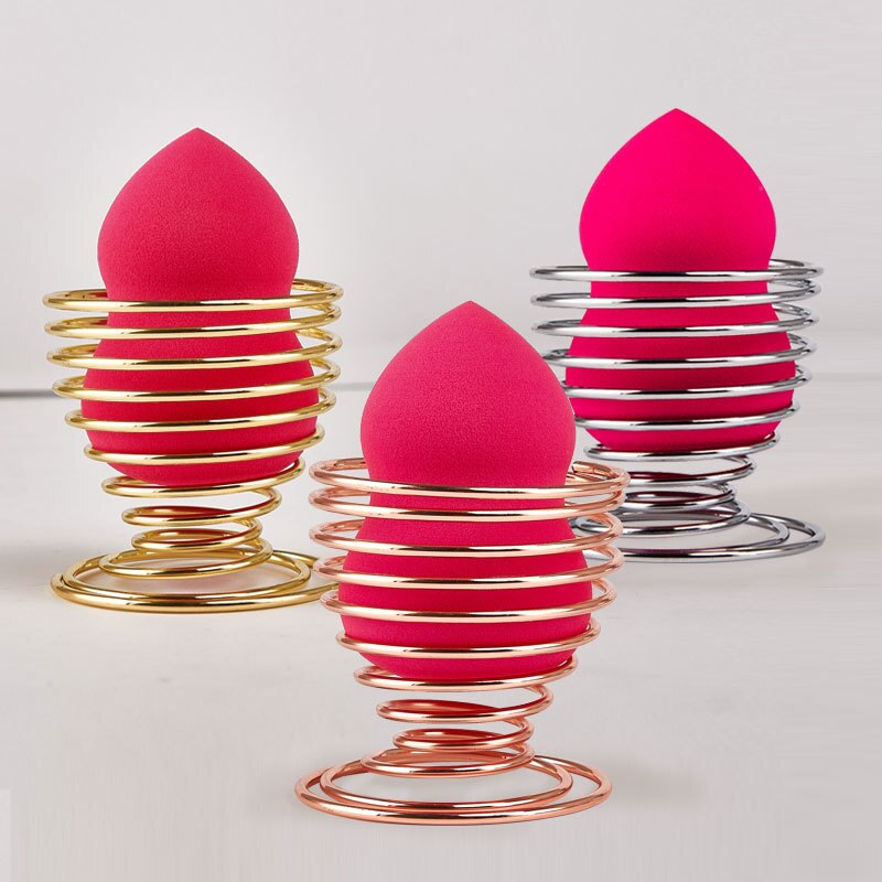 Soportes para esponja de maquillaje, soporte para exhibición de esponjas, esponja difuminadora de mezcla en forma de calabaza, soporte para secado, soporte para esponja para maquillaje, herramientas de belleza
