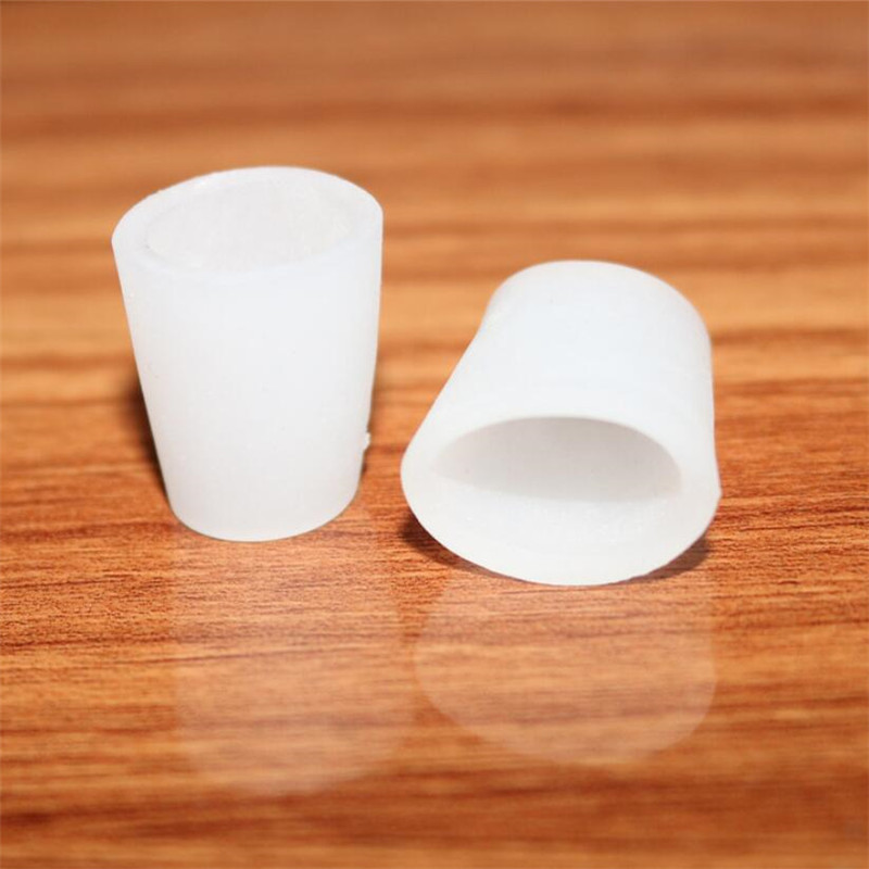 10 stks/5 pairs Siliconen gel kleine teen buis likdoorns blaren Corrector pinkie protector gel bunion mouw teen Bone Brace Ondersteuning