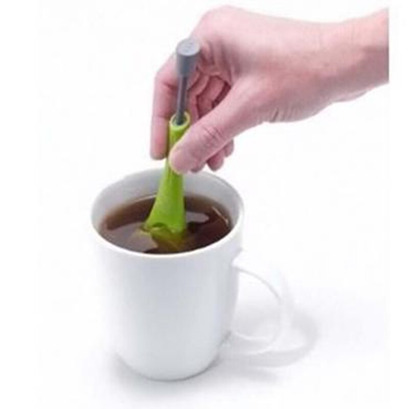 Total Tea Infuser Plastic Built-in plunger Healthy Intense Flavor Reusable Tea bag Tea&amp;Coffee Strainer tea strainer	19002