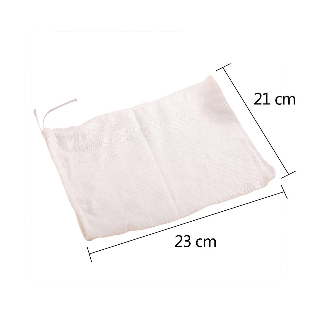 Filtre alimentaire réutilisable, sac à mailles, noix, lait, haricots, mousseline, soupe de poisson, cuisine bouillante, 5 pièces/ensemble