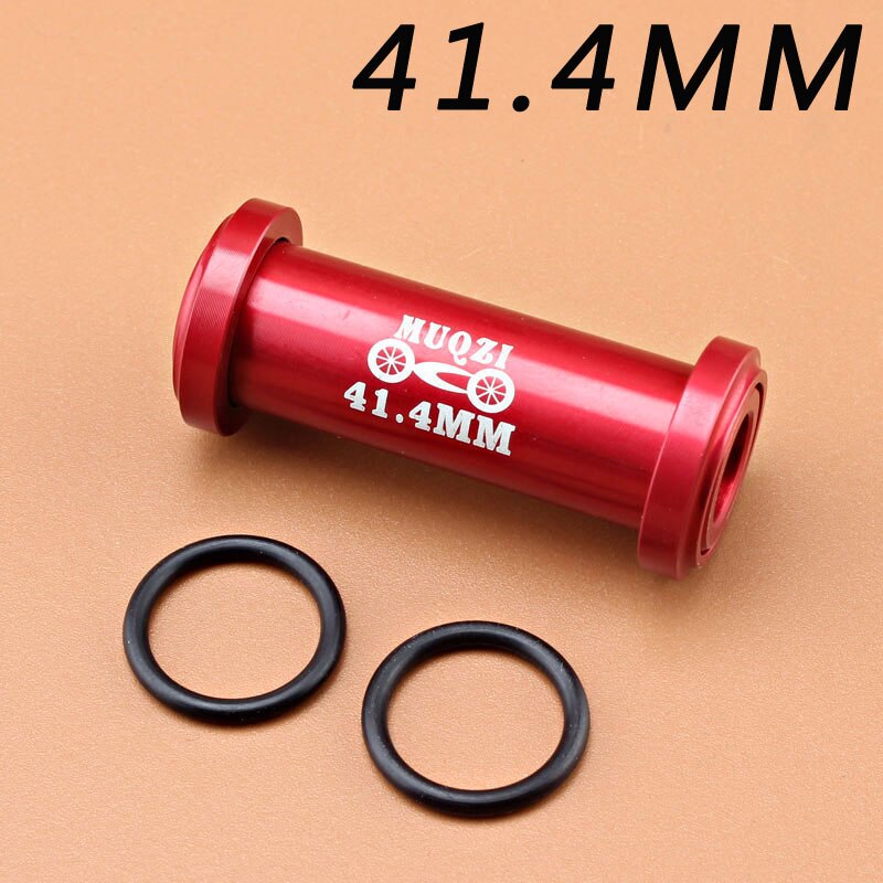 MUQZI Mountain Bike Soft Tail Frame Rear Shock Absorber Shock Absorber Turn Point Riding Modified After The Gall Bushing: Red   41.4MM