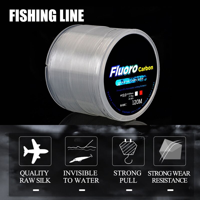 Fil de pêche,fluorocarbone peche a la carpe fil de pêche peche
