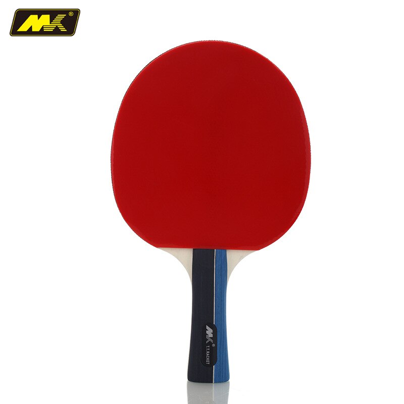 Raquette de Tennis de Table Double Face, 2 pièces améliorées, en caoutchouc, raquette de Tennis de Table, légère, puissante, recommandée: Long Handle