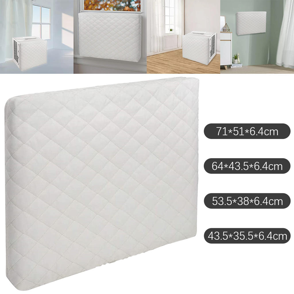 Indoor Air Conditioner Cover Window Unit Cover Anti-Dust Easy Install for Inside Window AC
