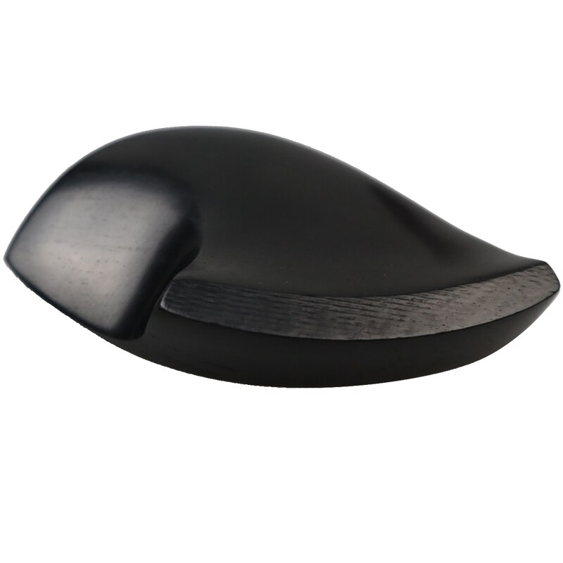 Mentonnière pour violon de style anglais 4/4, 3 pièces, en ébène, repose-menton