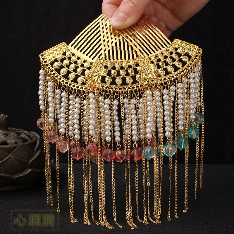 Horquilla de estilo antiguo Kanzashi, pinza para el pelo, accesorios para el cabello Chignon, Súper Hada, peluca clásica china salvaje hecha a mano, Cosplay