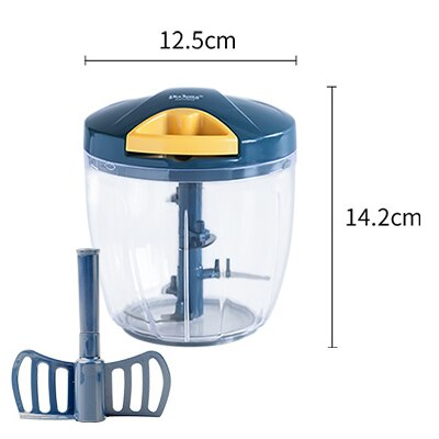 Manuel grøntsagsskærer køkken kødkværn mixer hjemme vridemaskine blender foodprocessor køkkenmaskine køkkenværktøj  e5 jrj