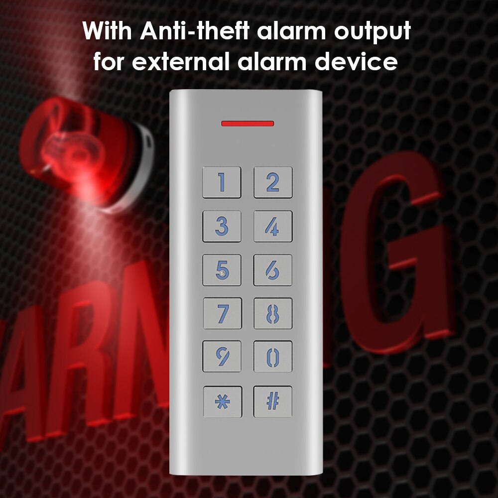 1000 benutzer IP68 Wasserdicht allein Zugriff Kontrolle passwort Stift Code Tastatur metall fallen Sicherheit Eingangstür Öffner System