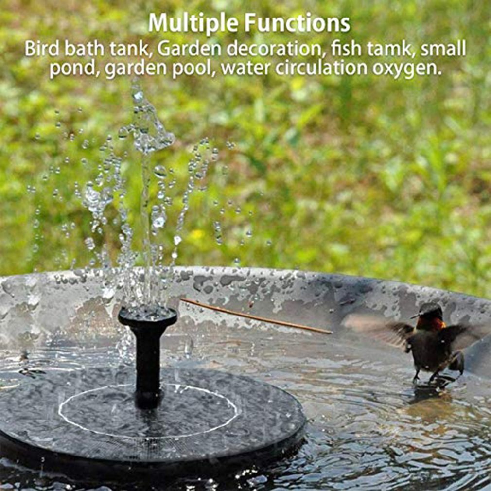 Solar water pump for floating outdoor pool running water floating fountain Garden Fountain Pool Watering Pond Solar Pump