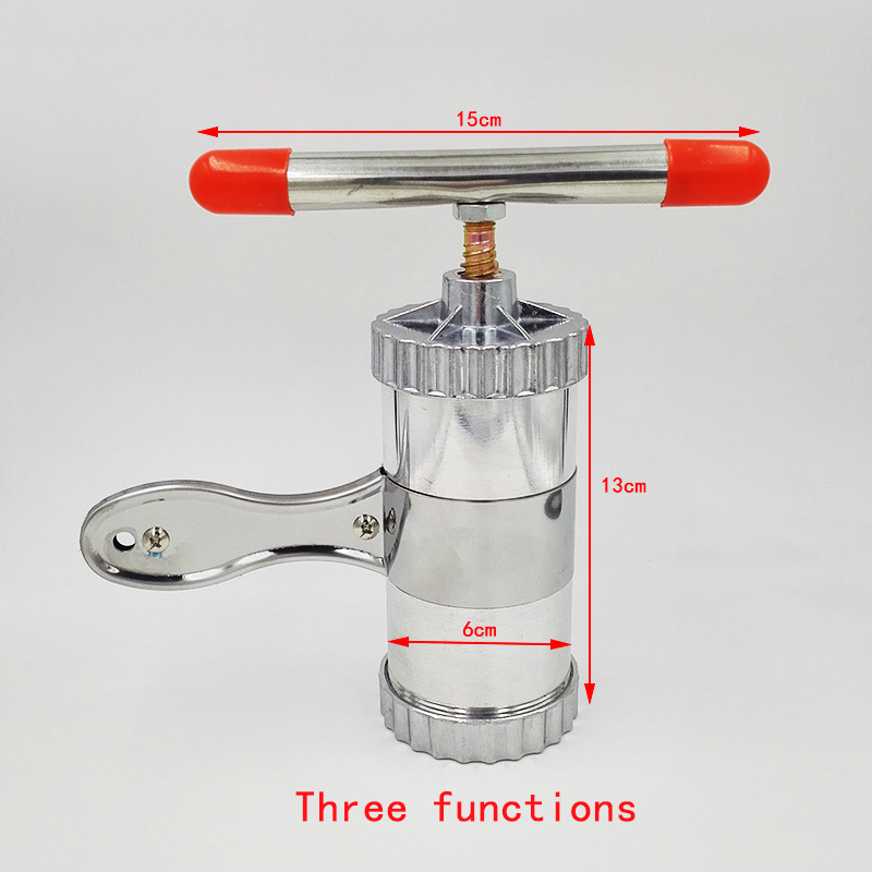 Manual Pasta Machine Kitchen Machine Noodle Cutting Machine with 3 Die Tools