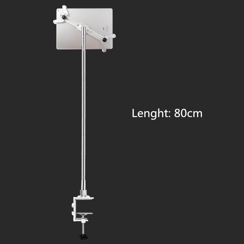Full Metal Flexible Strong Arm Tablet PC Stand Support 3.5-13.5 inch Tablets Screen 360 Rotating Holder for iPad Pro Surface Pro: Default Title
