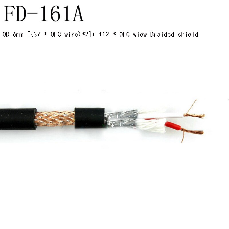 GuSuo 2 Meter Copper Wire OFC Line For DIY Mic XLR Interconnect Audio Cable Microphone line 2M: FD 161A
