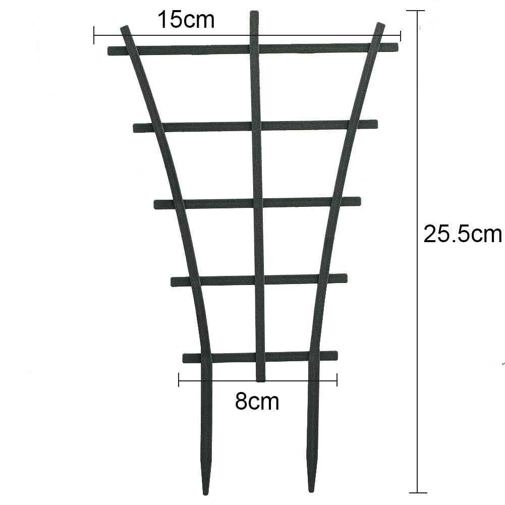 DIY Garden Plant Climbing Vegetables Trellis Plastic Mini Superimposed Potted Plant Support Garden Trellises for Potted Climbing: 2pcs Upgraded versio