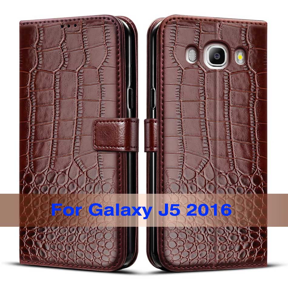 Caso magnético para Samsung Galaxy J5 cubierta de la caja para Samsung J5 funda de silicona para Samsung Galaxy J5 J510 5,2": Deep Brown