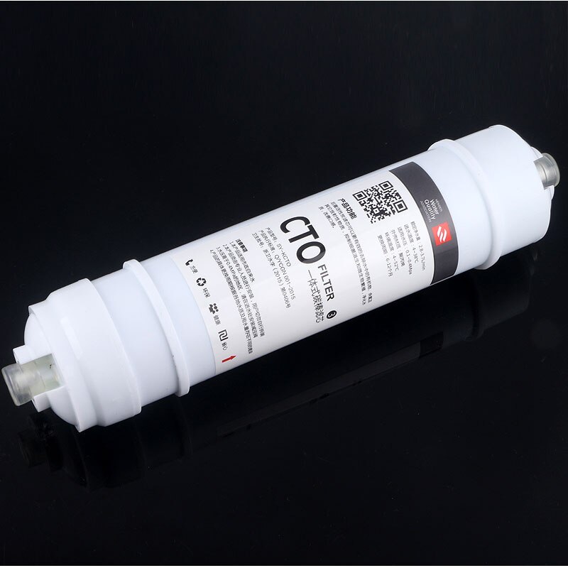 1/4 "robić szybkiego łączenia 10 Cal filtr robić wody blok węglowy CTO osmoza kuchnia kompres zapach wędka węglowa 285MM * 62MM 1/4 szybki linker