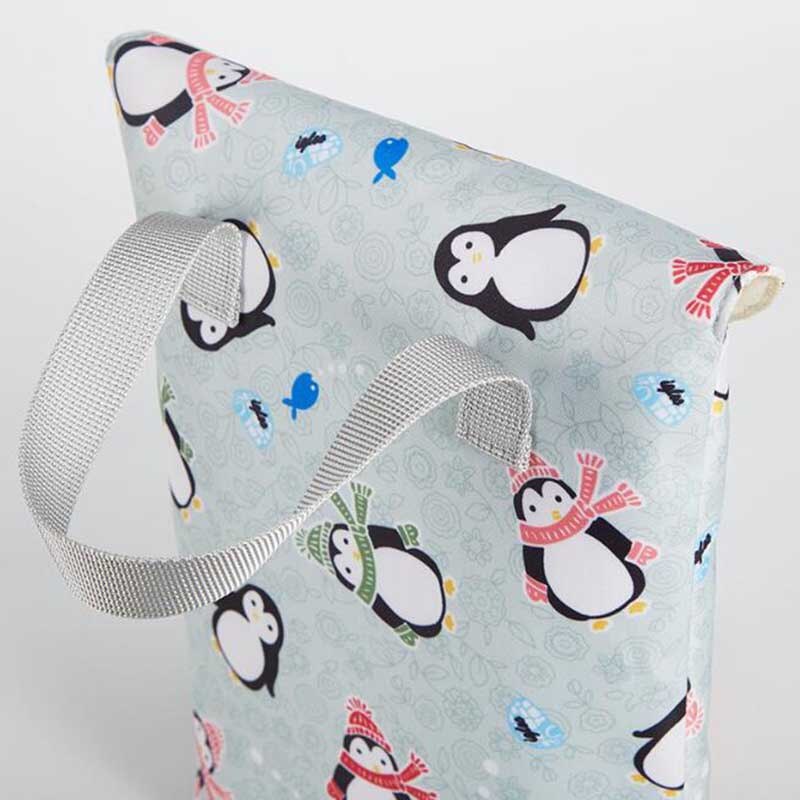 Saco de suspensão bonito do bebê impermeável portátil multifuncional saco de armazenamento da fralda