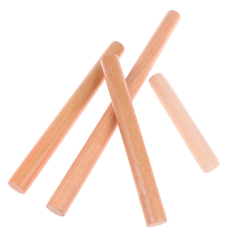 Natural Wood Cooking Tools Rolling Pin Dough Roller Fondant Cake Decoration