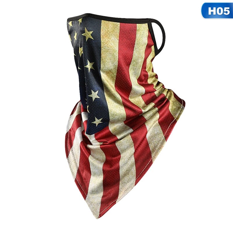 Visage Bandana oreille masque Rave cagoule écharpe cou guêtres Anti-poussière vent Protection moto vélo vélo cyclisme en plein air: H05