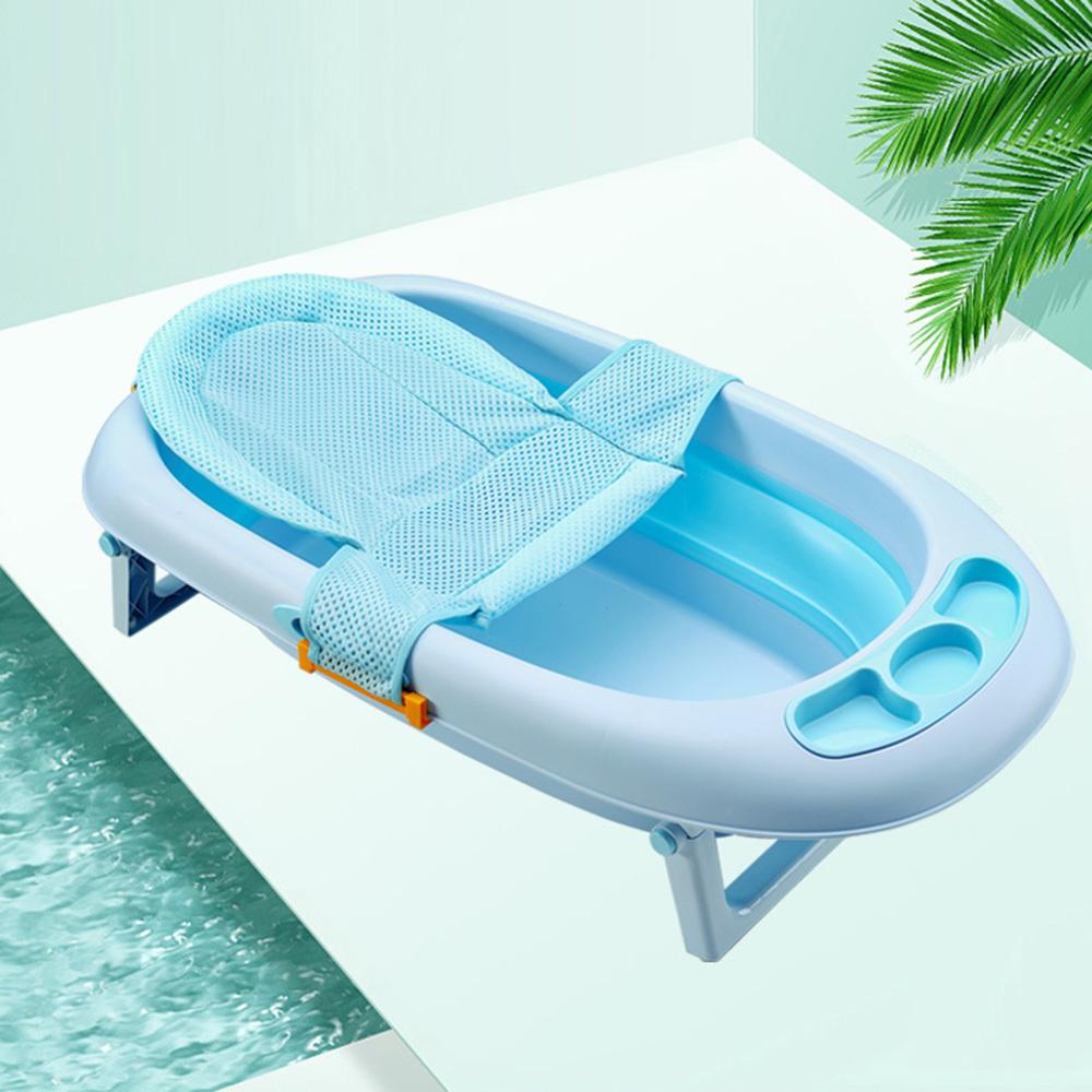 Forma de T bebé infantil bañera flotador tipo alfombra suave antideslizante Asiento de baño cojín