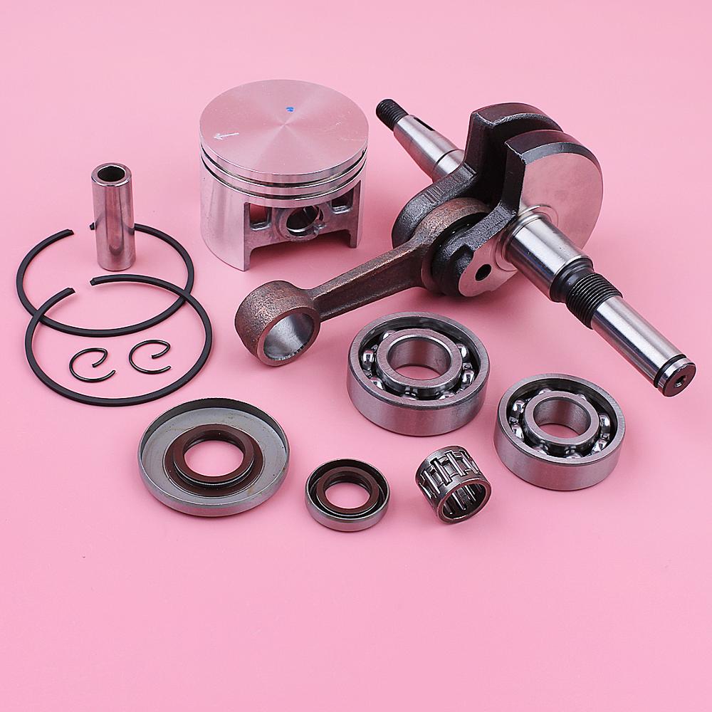 Kit de pistón de 52mm de sello de aceite de cojinete de cigüeñal para Stihl MS380 038, pieza de repuesto de motosierra 1119 030 0400