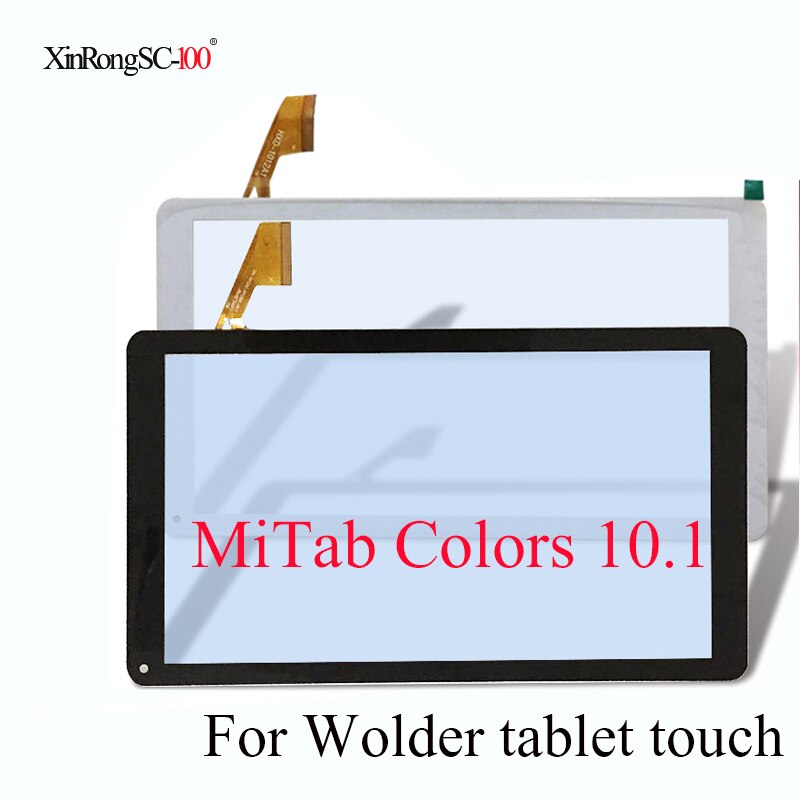 Touch screen panel digitizer glas til tablet wolder mitab california/prag/freedom 3g/ farver 10.1/ connect/one 10 york