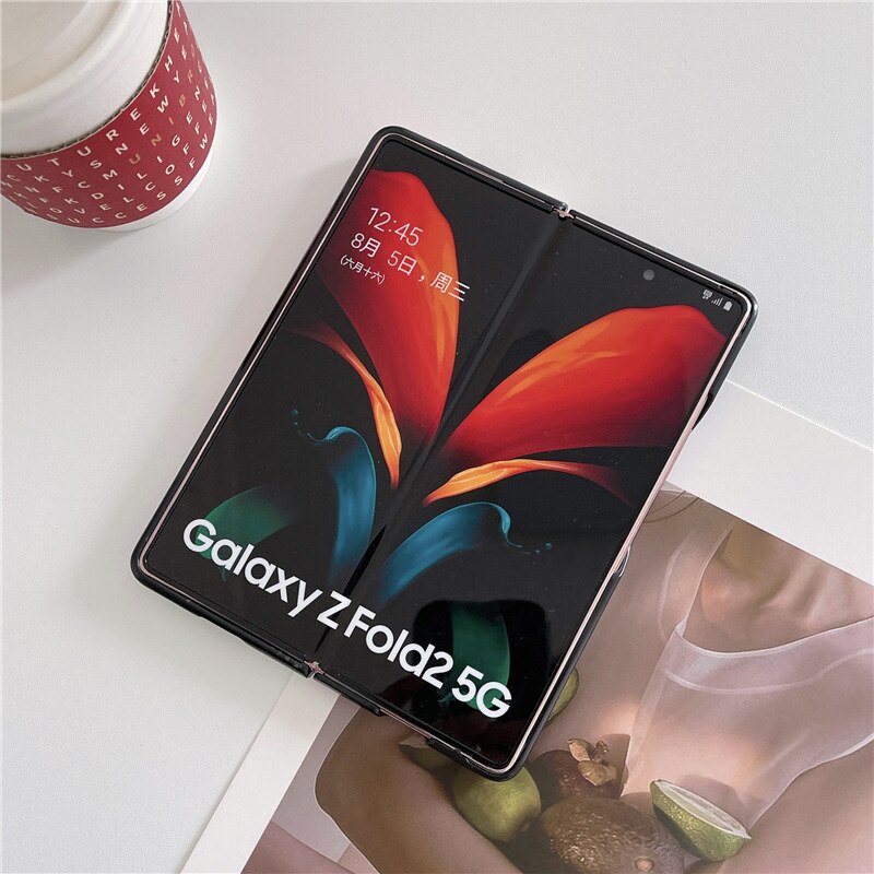Joint name Lychee case for Samsung Galaxy Z fold 2 W21 Cover Anti-knock luxury Leather + PC Cases for fold2