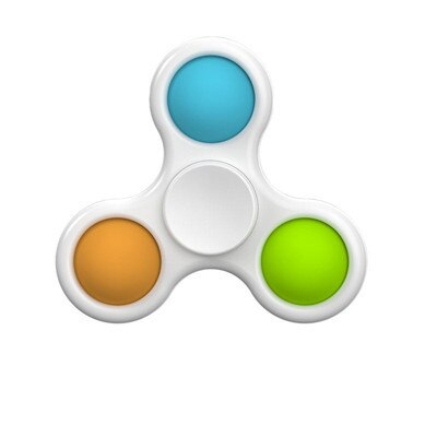 Simple Dimple Fidget Spinner Toys Anti Stress Relief Brain Toy Hand Fidget Toys For Kids Adults Early Educational Autism: 6-Plus