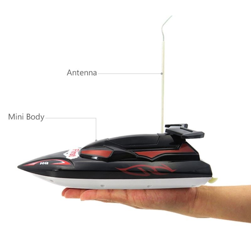 Flytec HQ2011-15C 10Km/H 27Mhz Mini Infrared Control Rc Boat Ship Toy for Kids Children