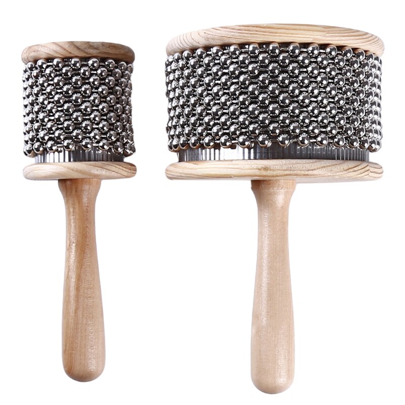Wooden Cabasa Percussion Band Student Children Kid Instrument Pop Hand Shaker Percussion