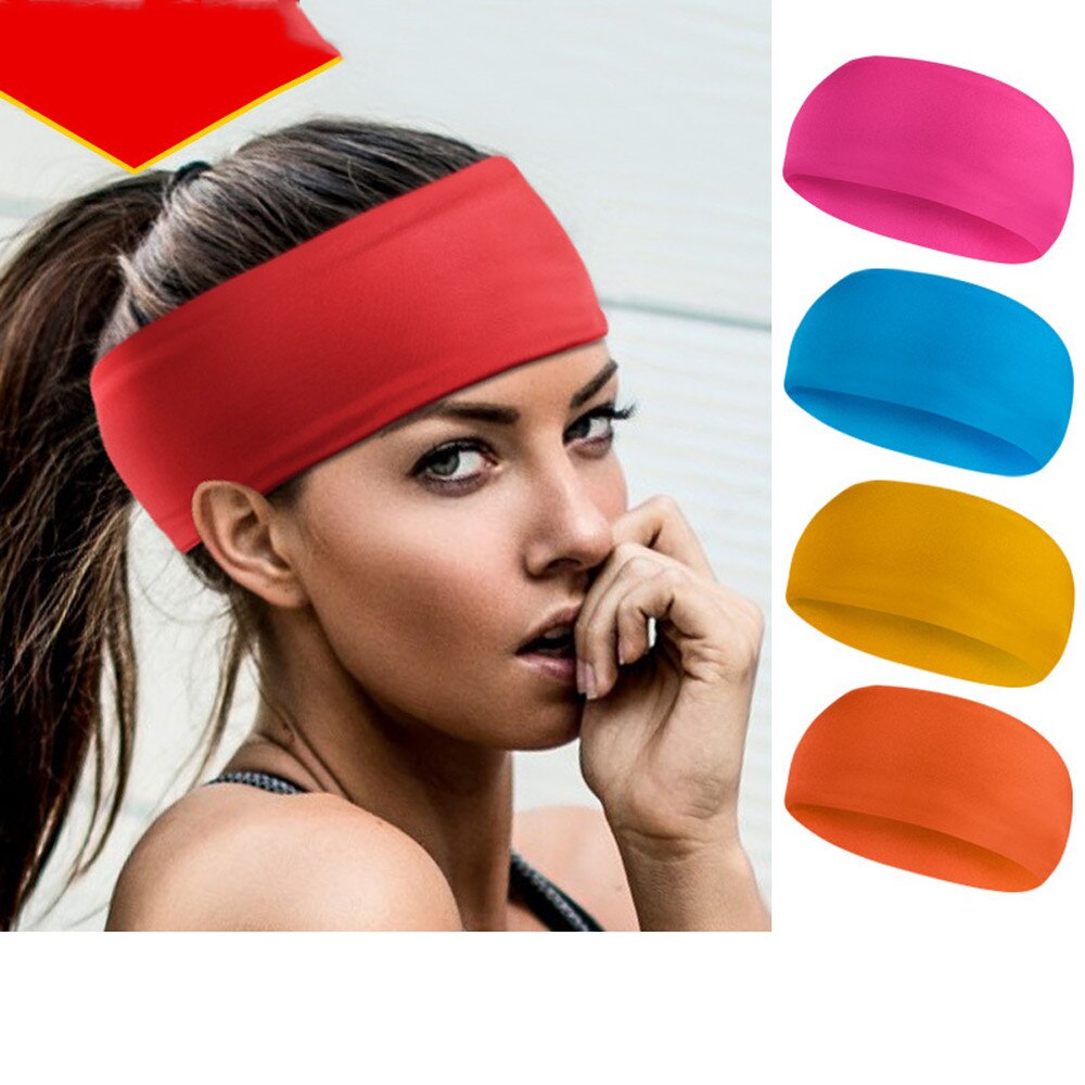Zomer heren en dames sport zweetband hoofdband yoga fitness hardlopen basketbal antislip zweetbanden hoofdband voor meisjes 40 j 25