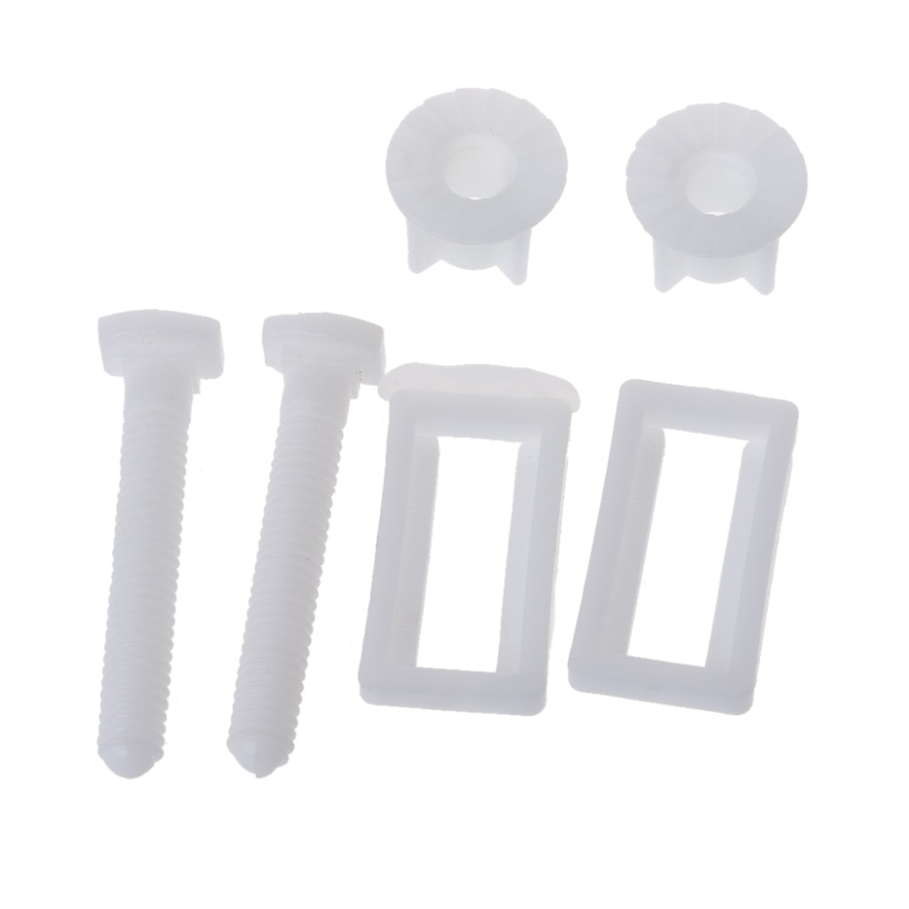 1 Pair Toilet Seat Hinge Bolts Screw Fixing Fitting Kit Toilet Seat