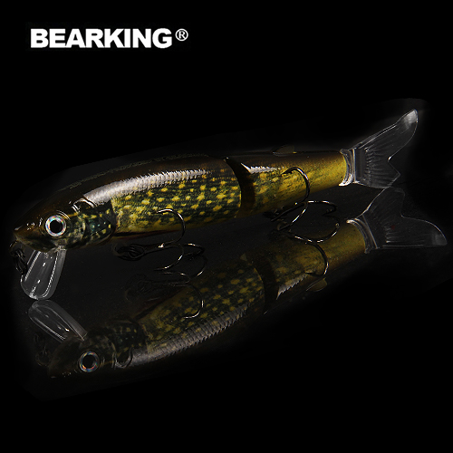 Bearking-leurre rigide pour la pêche au lac, en rivière, appât Wobblers à manivelle, appât artificiel de type Wobblers, 113mm, 13.7g, 0.9 à 1.8m, 1 unité