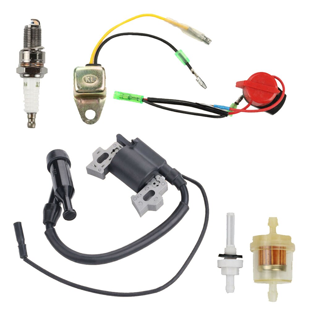 Magneto Voor Honda GX200 GX120 GX110 GX140 GX160 5.5HP 6.5HP Onderdelen Bougie Bobine Kit Drie Kabel Schakelaar