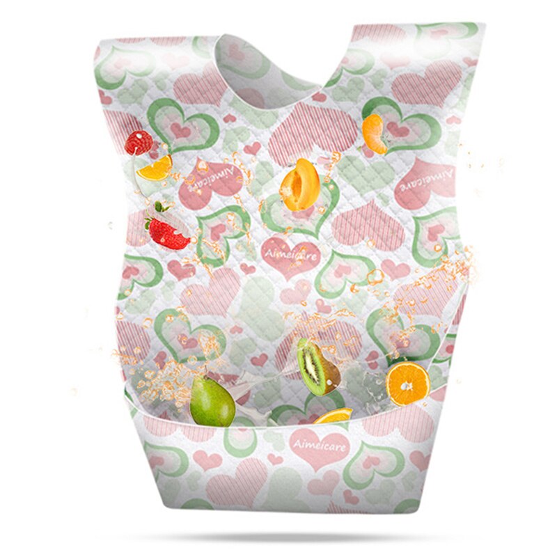 25 Stks/pak Wegwerp Baby Slabbetjes Voor Jongen Meisje Bandana Bib Burp Doek Baby Sjaal Maaltijd Kraag Draagbare Geen-Wassen waterdichte Bib