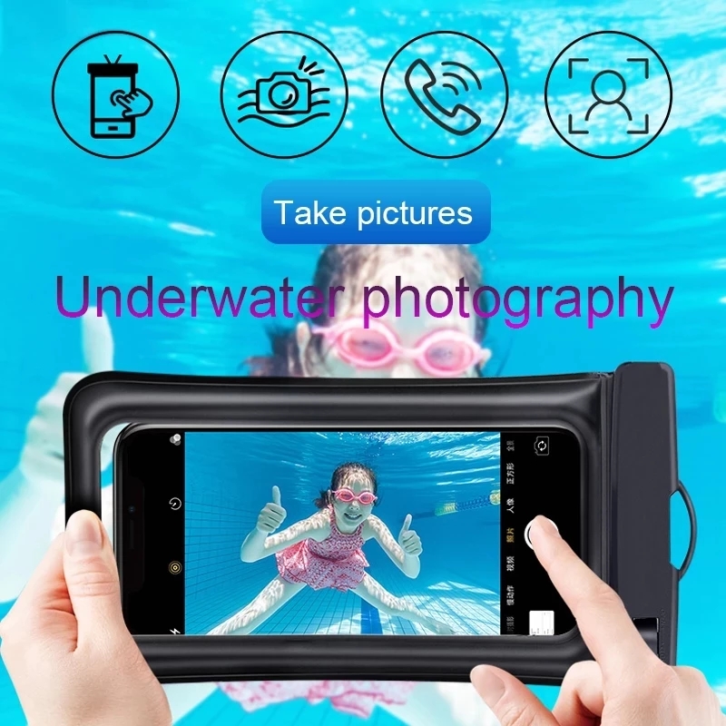 Schwimm Airbag Wasserdichte Schwimmen Tasche Telefon fallen Für iphone 13 12 Profi Max Samsung Xiaomi Redmi Hinweis 10 9 Profi huawei P30 P20 Abdeckung Fall Startseite