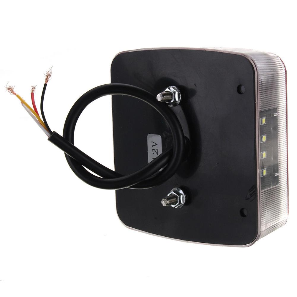 2 st baklyktor för husbilar släp 12v universal bakljus för lastbil led bakljus lykta baklyktor för släpvagn