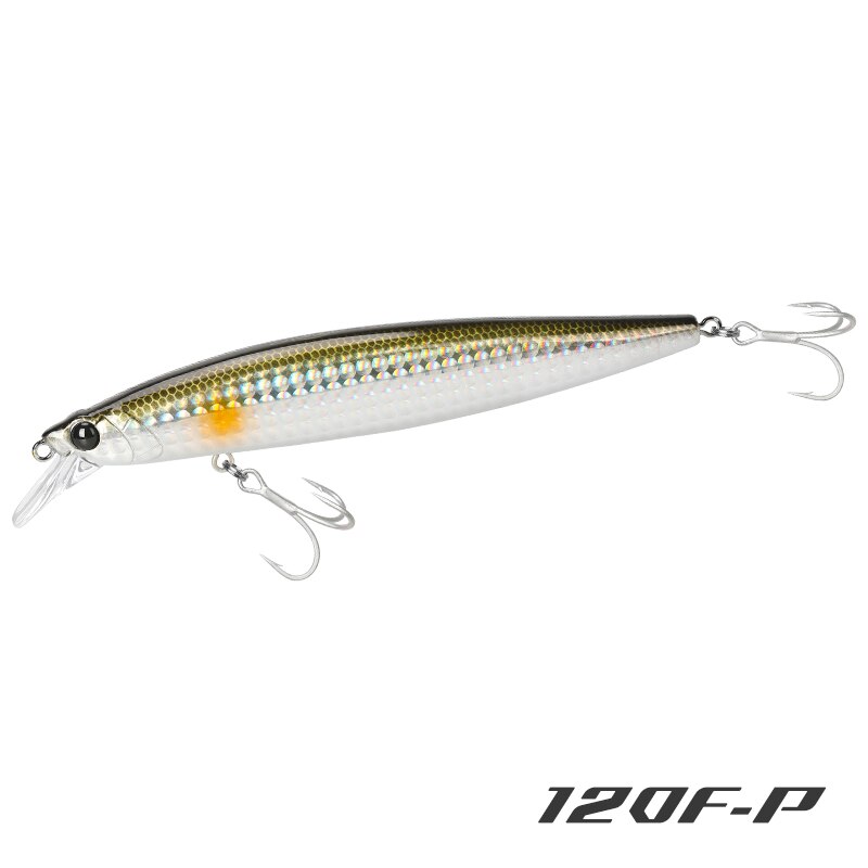 TSURINOYA-señuelo de pesca ultralargo, cebo duro de Pesca de Mar, peso de tungsteno, 120F, 120mm, 19g: 120F-P