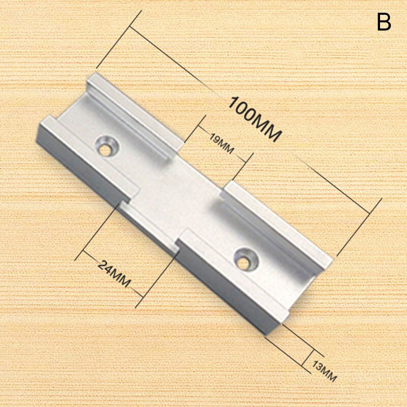 200mm kryds-t-spor-forbindelsessæt 30- type t-slot geringsspor jig-armaturstikstik  mu8669: B
