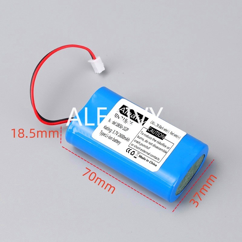 Batterie 18650 Rechargeable 5000mAh 3,7V – Connecteurs PH2.0 Ou XH2.54, Idéale Pour Bricolage, éclairage, Bluetooth Batterie 18650 5000 MAh